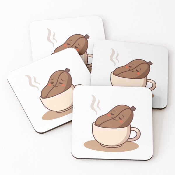 Item preview, Cute Sleeping Coffee Bean Illustration designed and sold by aysenism.