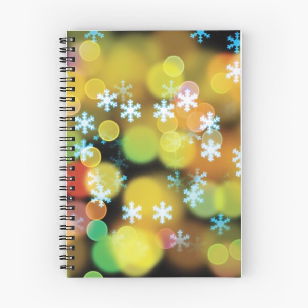 Item preview, Colorful Snowflakes Christmas Bokeh Lights designed and sold by Vac1.