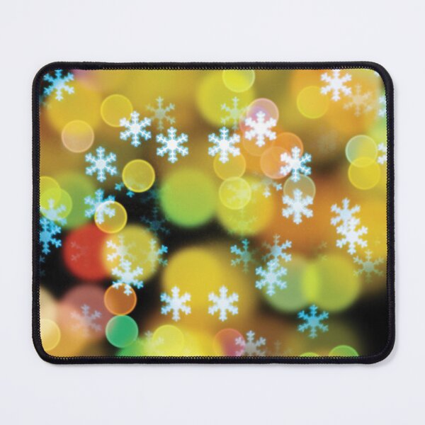 Item preview, Colorful Snowflakes Christmas Bokeh Lights designed and sold by Vac1.