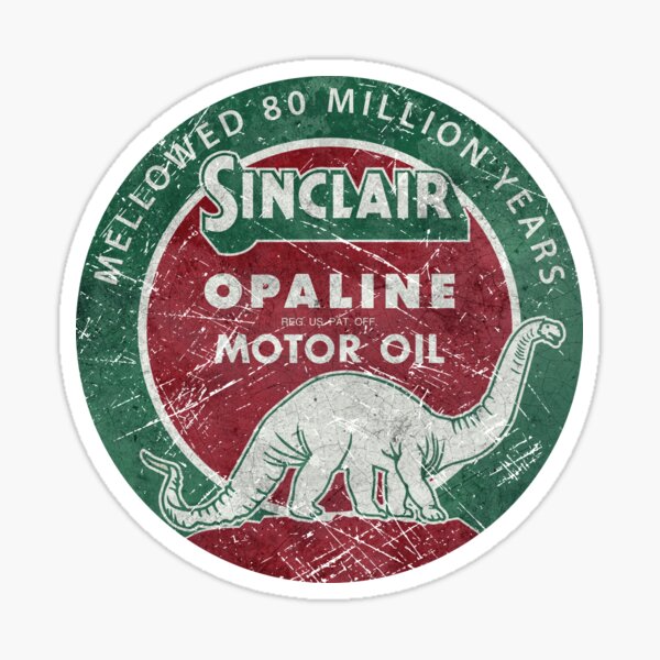 Diplodocus Motor Oil V01 Sticker