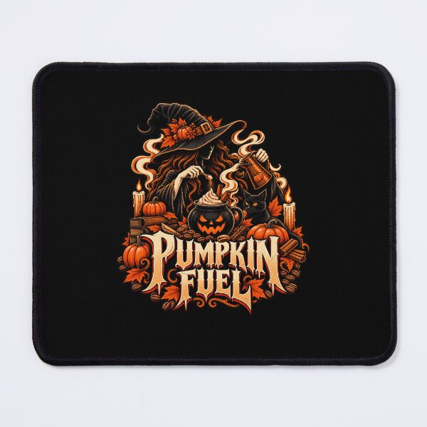 Item preview, Pumpkin Fuel Halloween Coffee Witch designed and sold by Pandaburba.