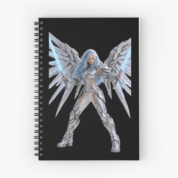 Item preview, Cyber Jedi Master Ultimate Valkyrie Silver Armor Art designed and sold by EvolutionMerch.