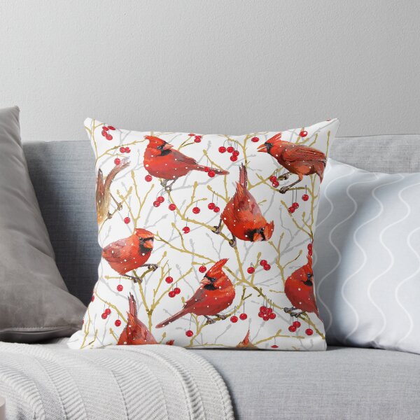 Item preview, Winter Cardinals | White designed and sold by L Diane Johnson.