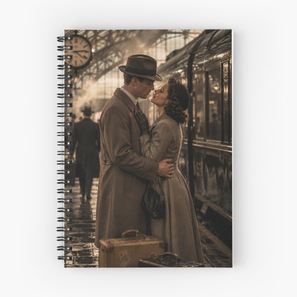 Item preview, Farewell Kiss at the Station — Vintage Romance designed and sold by ZYVARENNE.