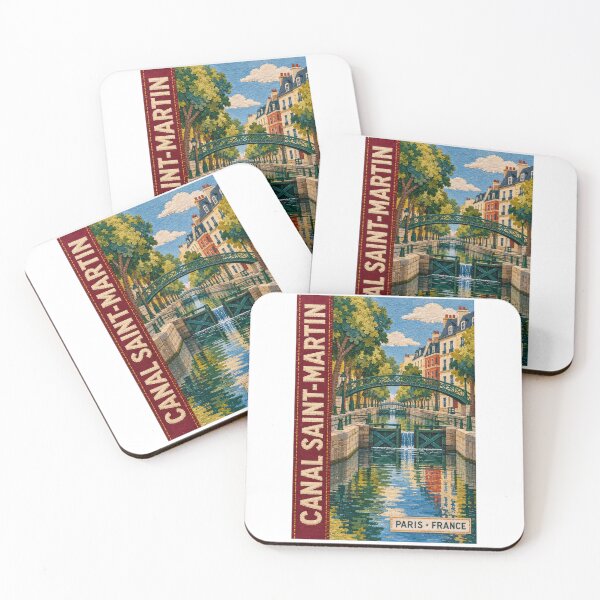 Item preview, Canal Saint-Martin - Paris - France designed and sold by GoodOldVintage.