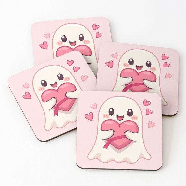 Item preview, Cute Love Ghost – Valentine Heart designed and sold by Stylestickers55.