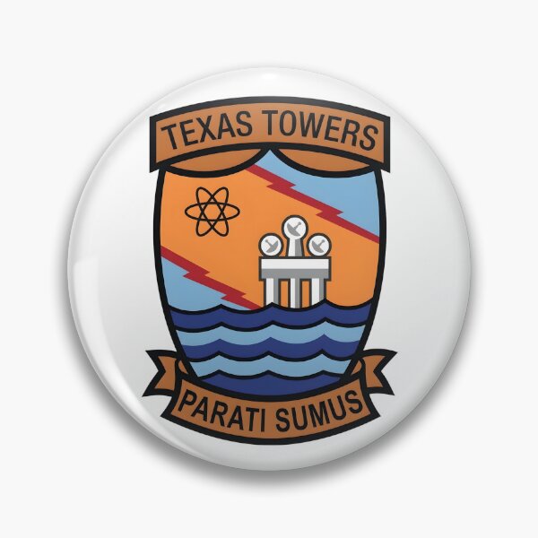 Item preview, USAF 4604th Support Squadron Texas Tower 4 Patch    designed and sold by CharlieDesings.