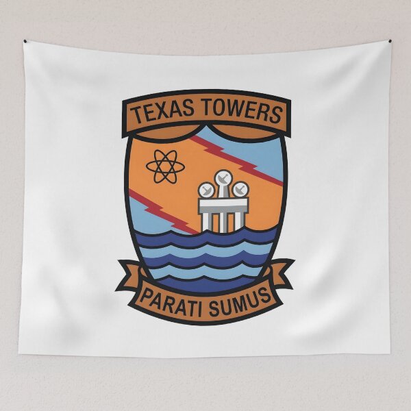 Item preview, USAF 4604th Support Squadron Texas Tower 4 Patch    designed and sold by CharlieDesings.
