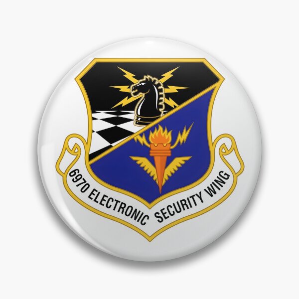 Item preview, USAF 6970th Electronic Security Wing Shield Patch    designed and sold by CharlieDesings.