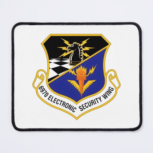 Item preview, USAF 6970th Electronic Security Wing Shield Patch designed and sold by CharlieDesings.