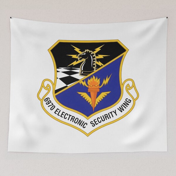 Item preview, USAF 6970th Electronic Security Wing Shield Patch    designed and sold by CharlieDesings.