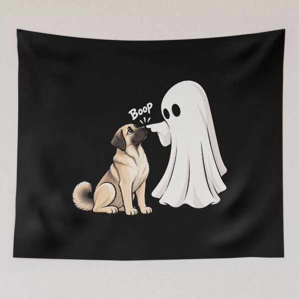 Item preview, Funny Ghost Anatolian Shepherd Dog Boop Halloween Design Mom Dad designed and sold by rafaeltto.