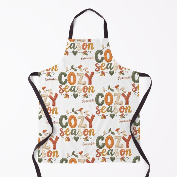 Item preview, ​Cozy Season Felt Stitched Autumn Typography designed and sold by crystalar95.