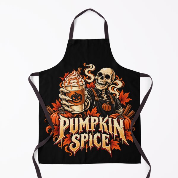 Item preview, Pumpkin Spice Skeleton Fall Coffee designed and sold by Pandaburba.