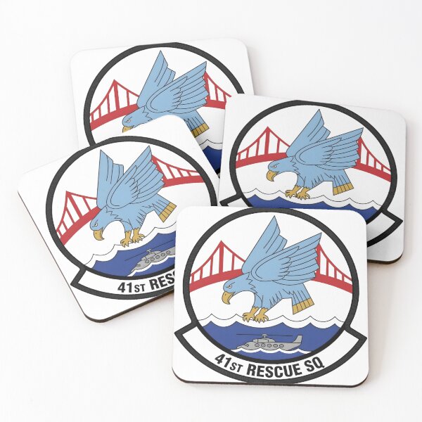 Item preview, USAF 41st Rescue Squadron Eagle Golden Gate Bridge Patch    designed and sold by CharlieDesings.
