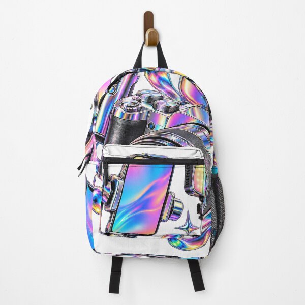 Item preview, Content Creator Studio - Chrome Rainbow 2020s Lifestyle Collage designed and sold by The198X.
