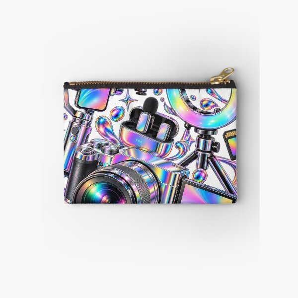 Item preview, Content Creator Studio - Chrome Rainbow 2020s Lifestyle Collage designed and sold by The198X.
