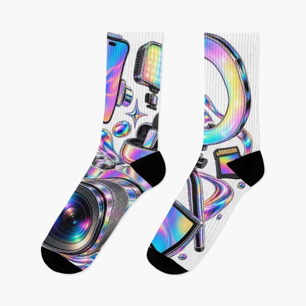 Item preview, Content Creator Studio - Chrome Rainbow 2020s Lifestyle Collage designed and sold by The198X.