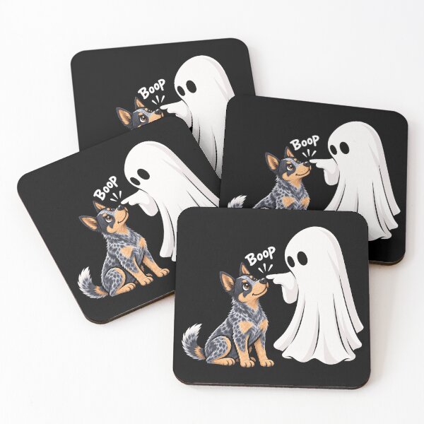 Item preview, Funny Ghost Australian Cattle Dog Boop Halloween Design Mom Dad designed and sold by rafaeltto.