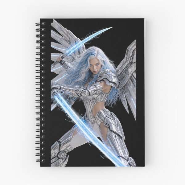 Item preview, Cyber Jedi Master EVO Ultimate Valkyrie Silver Armor Art designed and sold by EvolutionMerch.