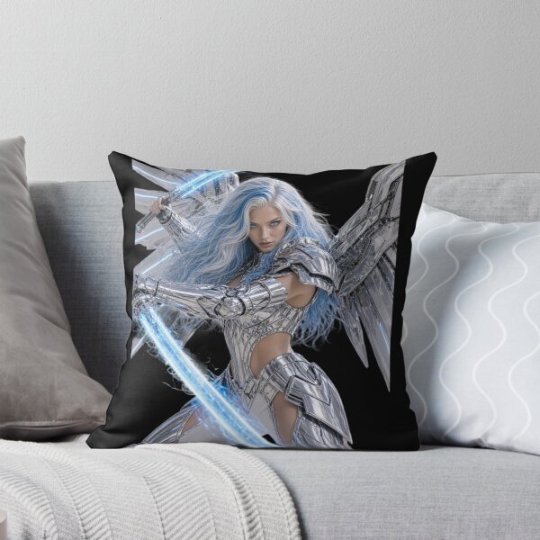 Item preview, Cyber Jedi Master EVO Ultimate Valkyrie Silver Armor Art designed and sold by EvolutionMerch.