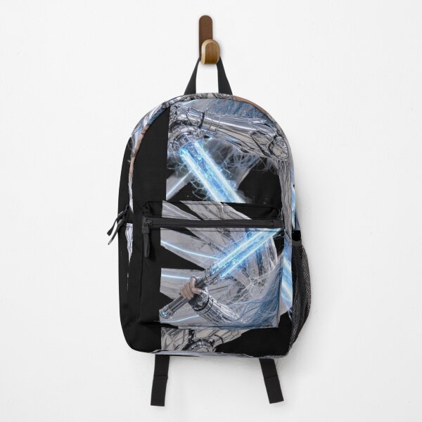 Item preview, Cyber Jedi Master EVO Ultimate Valkyrie Silver Armor Art designed and sold by EvolutionMerch.