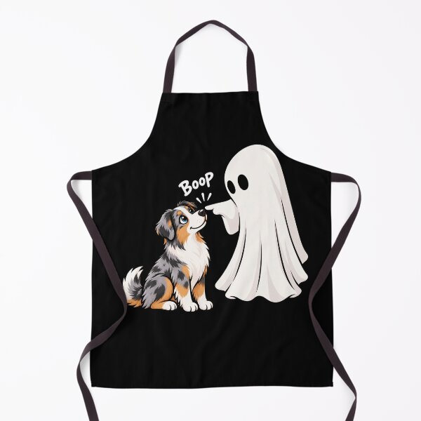 Item preview, Funny Ghost Australian Shepherd Dog Boop Halloween Design Mom Dad designed and sold by rafaeltto.