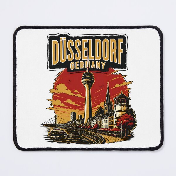 Item preview, Dusseldorf Germany Vintage Travel Tourism designed and sold by TravelersGems.
