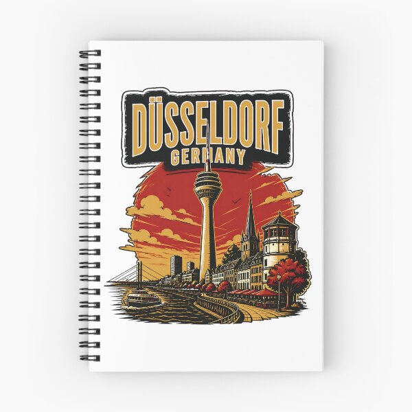 Item preview, Dusseldorf Germany Vintage Travel Tourism designed and sold by TravelersGems.