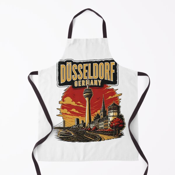 Item preview, Dusseldorf Germany Vintage Travel Tourism designed and sold by TravelersGems.