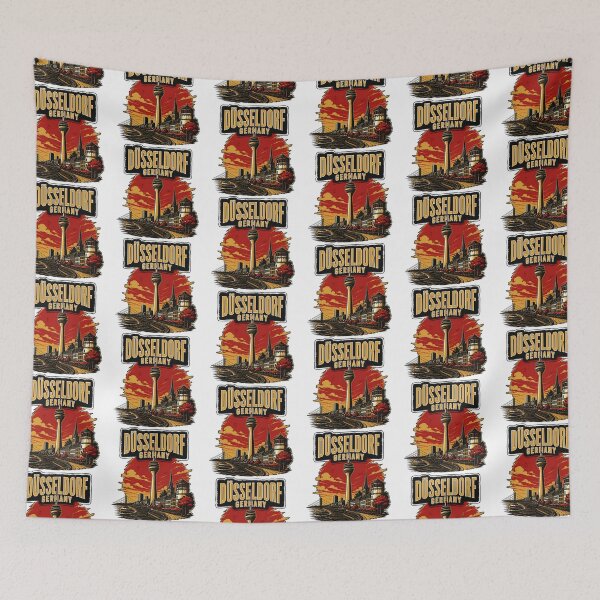 Item preview, Dusseldorf Germany Vintage Travel Tourism designed and sold by TravelersGems.