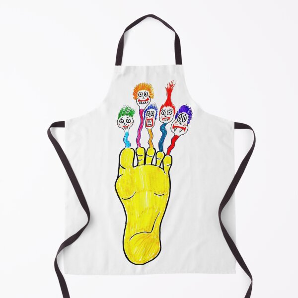 Item preview, Colorful Toe Faces Illustration designed and sold by OYOBreitiMaul.