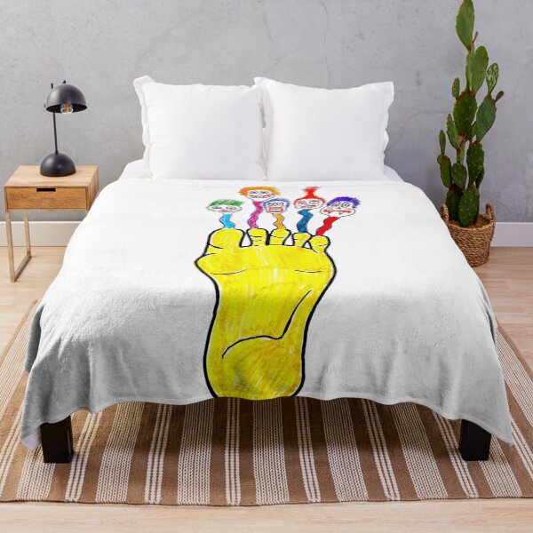 Item preview, Colorful Toe Faces Illustration designed and sold by OYOBreitiMaul.