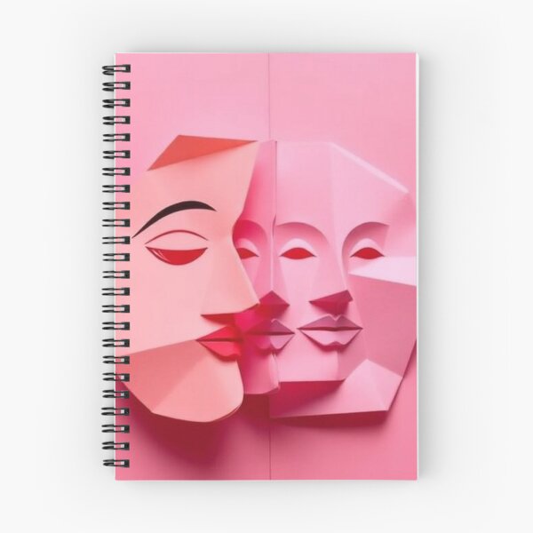 Item preview, Pink Origami Face designed and sold by RAISC.