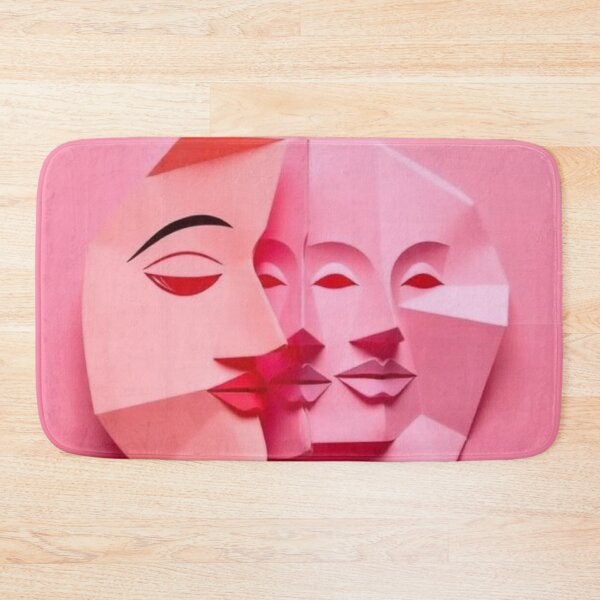 Item preview, Pink Origami Face designed and sold by RAISC.