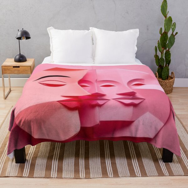Item preview, Pink Origami Face designed and sold by RAISC.