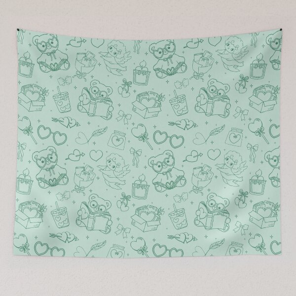 Item preview, Bookish Pattern Cute  designed and sold by The Turquoise Brush.