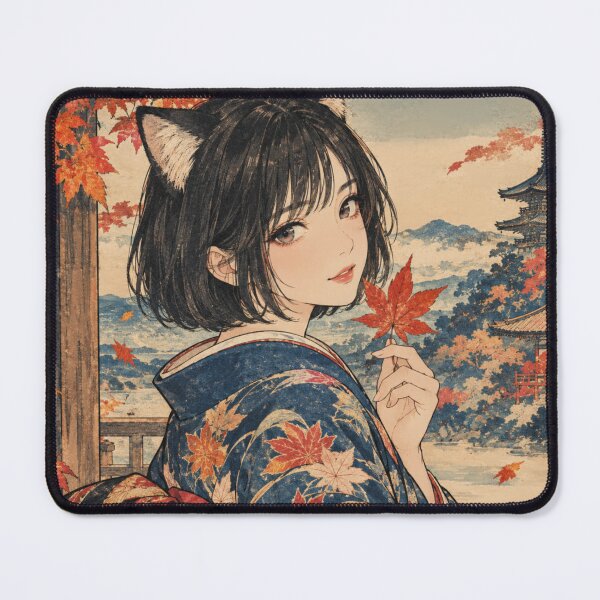 Item preview, Maple Cat Girl in Kimono designed and sold by Komatoya.