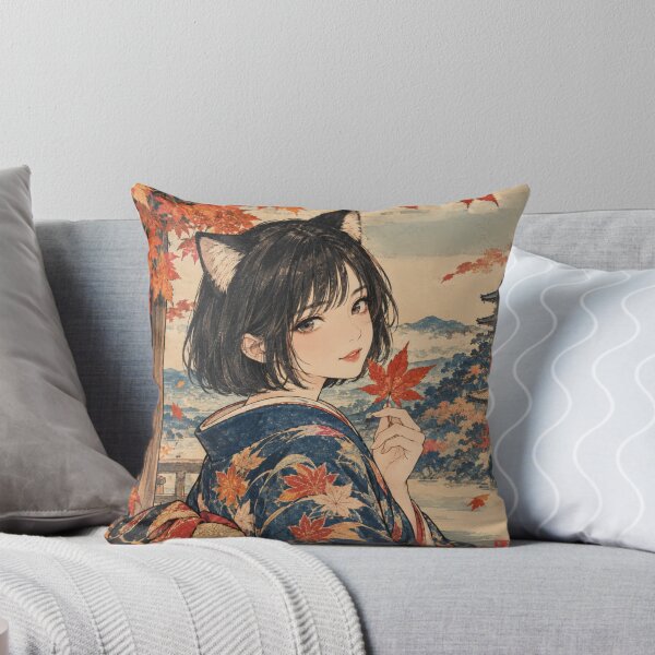 Item preview, Maple Cat Girl in Kimono designed and sold by Komatoya.