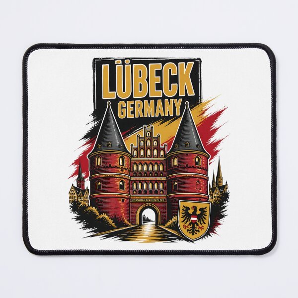 Item preview, Lubeck Germany Vintage Travel Tourism designed and sold by TravelersGems.