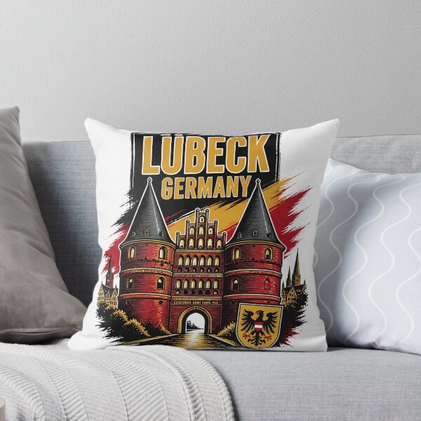 Item preview, Lubeck Germany Vintage Travel Tourism designed and sold by TravelersGems.