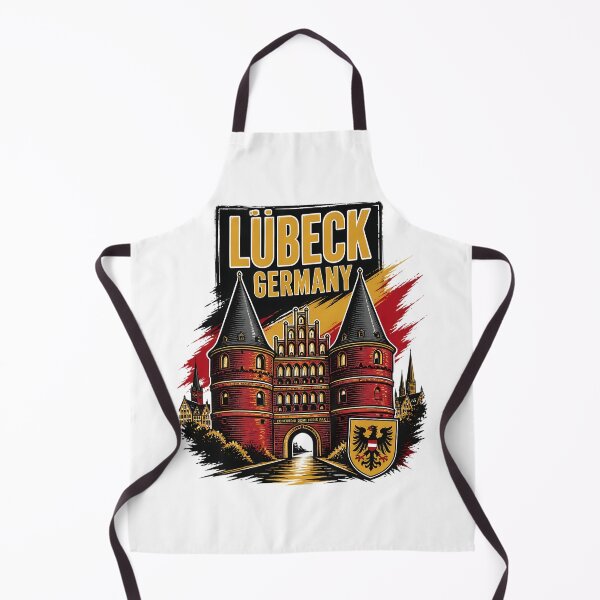 Item preview, Lubeck Germany Vintage Travel Tourism designed and sold by TravelersGems.