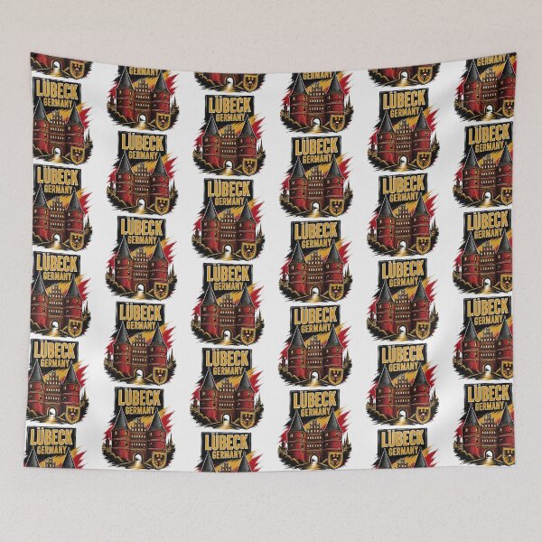 Item preview, Lubeck Germany Vintage Travel Tourism designed and sold by TravelersGems.