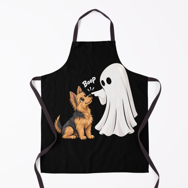 Item preview, Funny Ghost Australian Terrier Dog Boop Halloween Design Mom Dad designed and sold by rafaeltto.