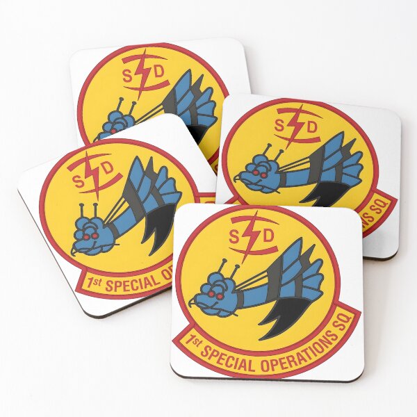 Item preview, USAF 1st Special Operations Squadron Blue Dragon Patch    designed and sold by CharlieDesings.