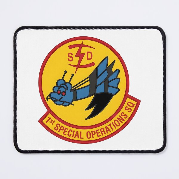 Item preview, USAF 1st Special Operations Squadron Blue Dragon Patch designed and sold by CharlieDesings.