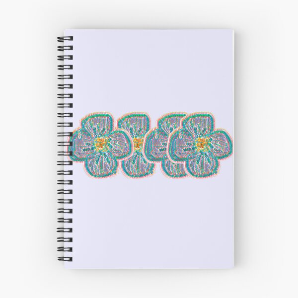 Item preview, Beaded Mosaic Flower Border - Teal and Pink Floral Band designed and sold by BalkanBloomArt.
