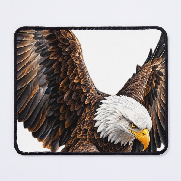Item preview, Majestic Flying Eagle - Powerful Wildlife Art designed and sold by Azmatdesigner.