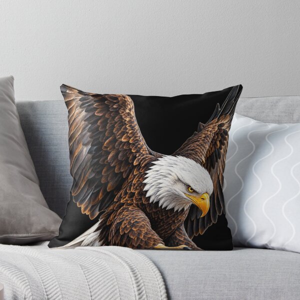 Item preview, Majestic Flying Eagle - Powerful Wildlife Art designed and sold by Azmatdesigner.