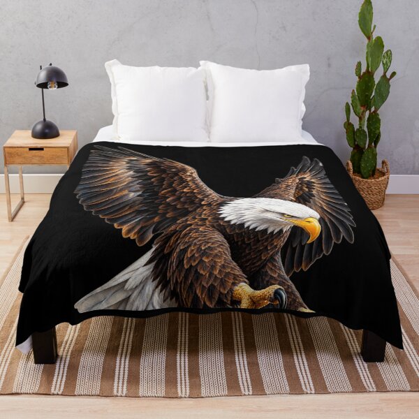 Item preview, Majestic Flying Eagle - Powerful Wildlife Art designed and sold by Azmatdesigner.
